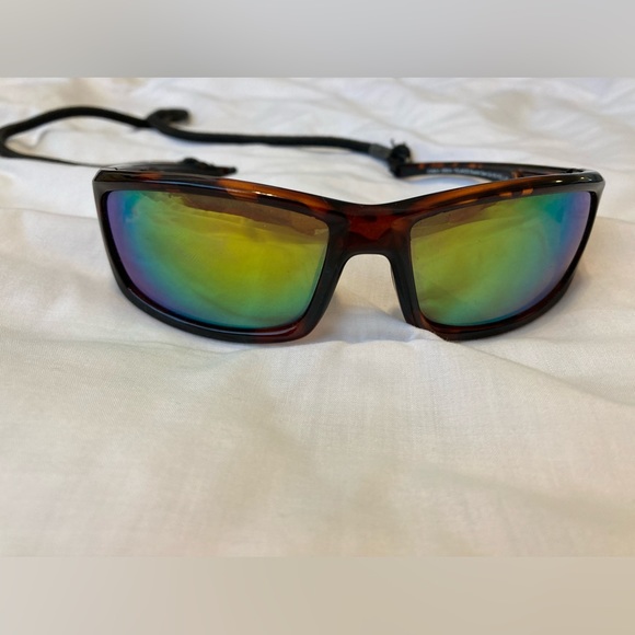 Polarized fishing Angler Eyes sunglasses with strap with LLBEAN case - Picture 2 of 7